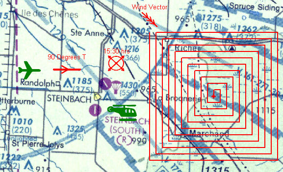 Air Search Map