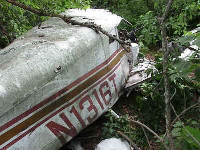 Aircraft Crash on Crashed Aircraft
