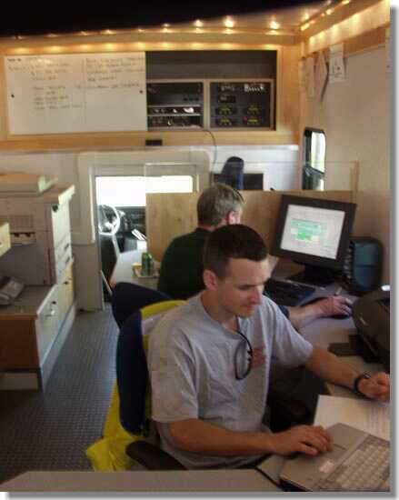 'Incident Commander' software in Mobile Command Post