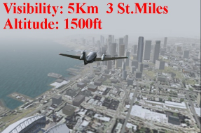 Aircarft VFR Visibility